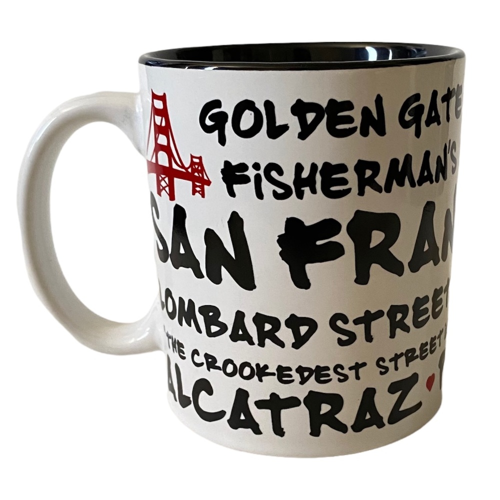 I Love San Francisco City Merchandise Scenic Coffee Mug 12oz